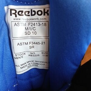 Reebok Men's Blue Shoes